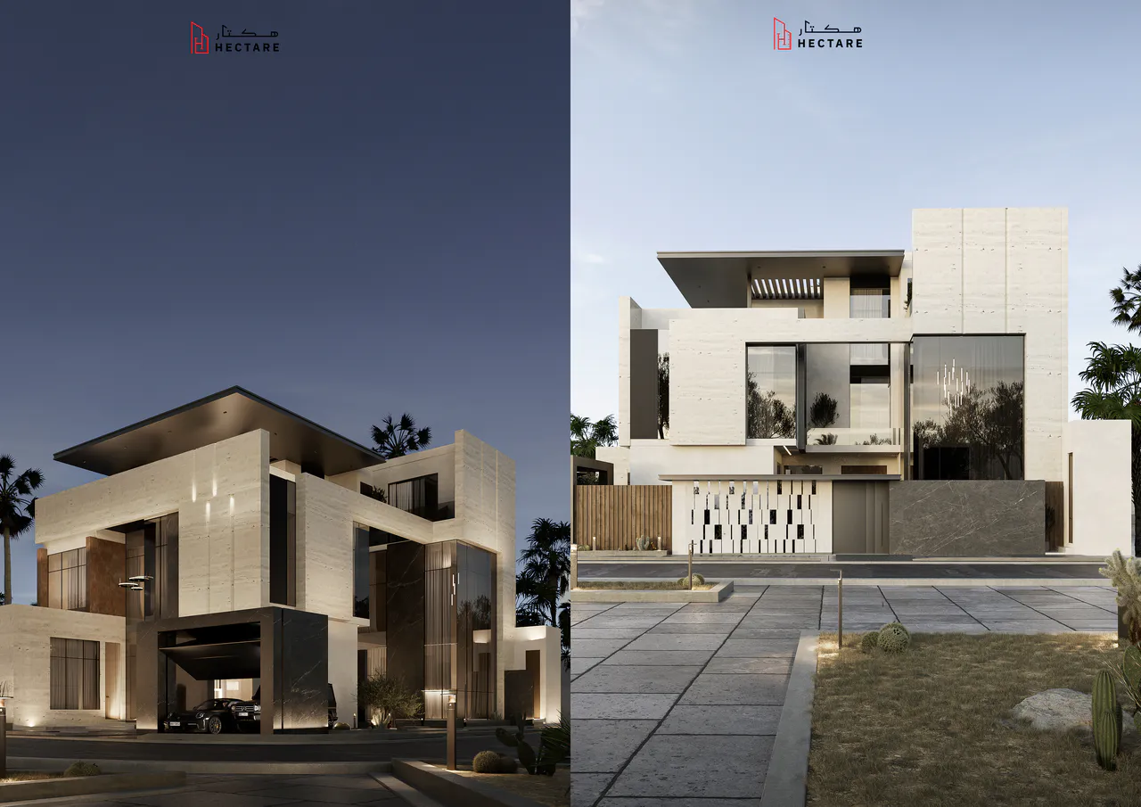 تصميم فيلا فاخرة  